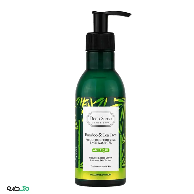 ژل شستشوی صورت پوست‌ چرب با عصاره بامبو دیپ سنس